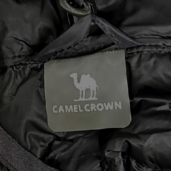 Camelcrown Women's Black Full Zip Hooded Down Puffer Jacket w/Glass Case Size 2X - Picture 10 of 12